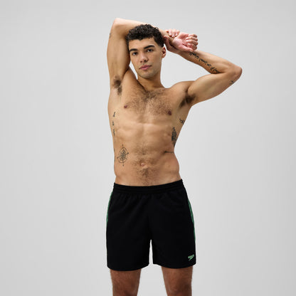 Hyperboom Splice Swim Shorts Black/Green | Speedo