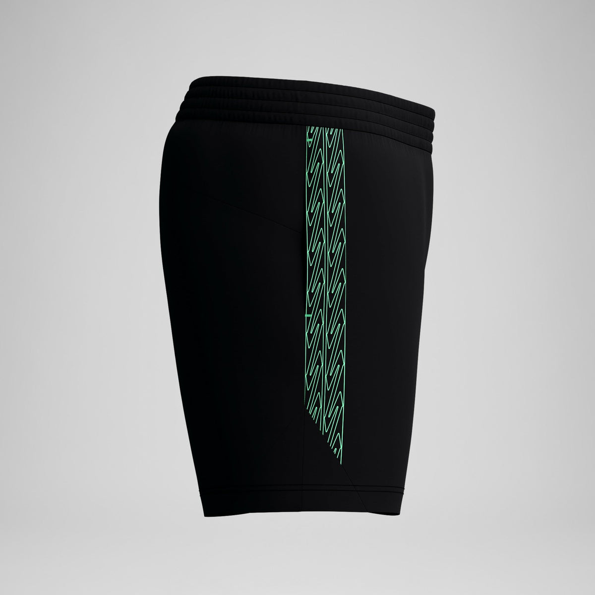 Hyperboom Splice Swim Shorts Black/Green | Speedo