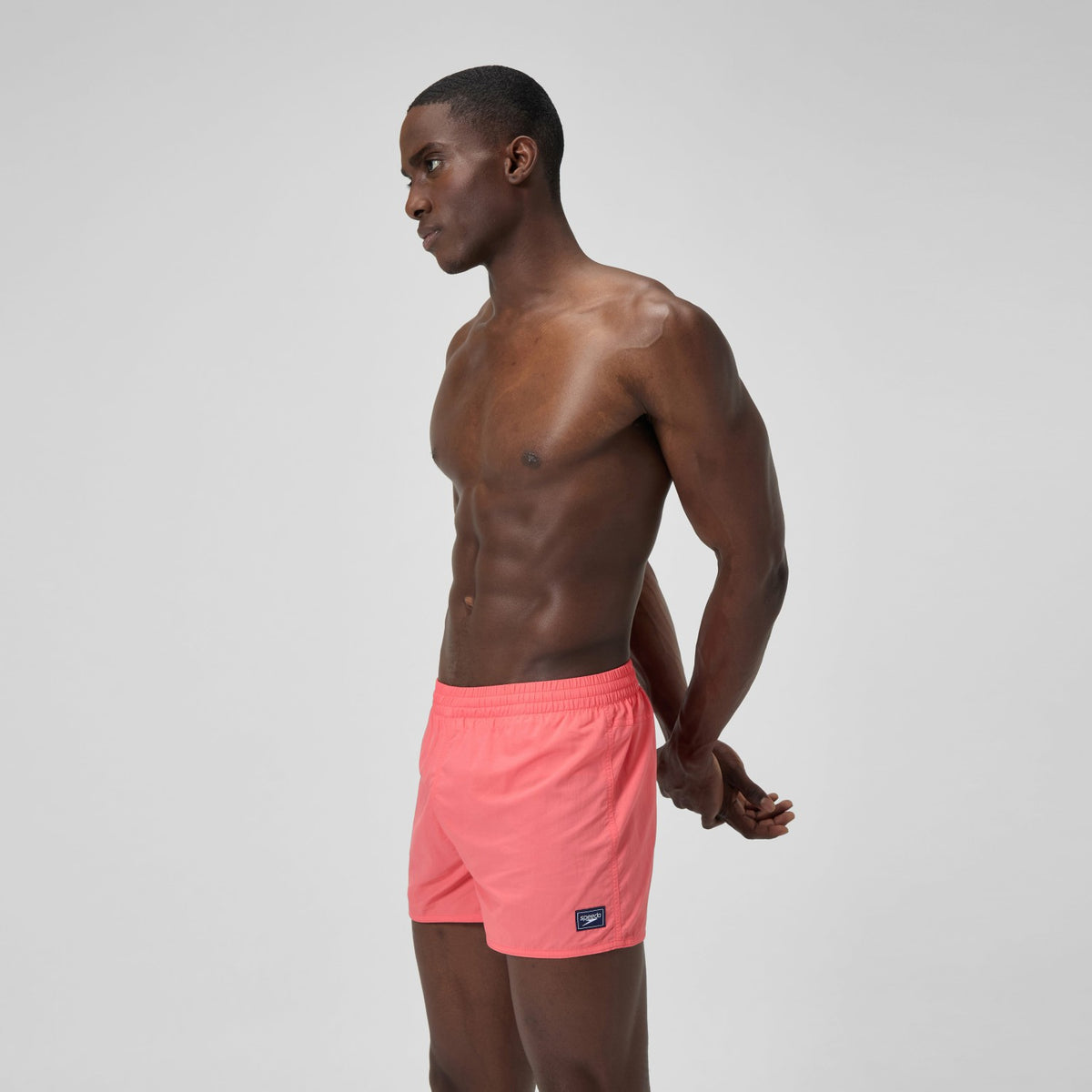 Solid Retro Swim Shorts Coral | Speedo