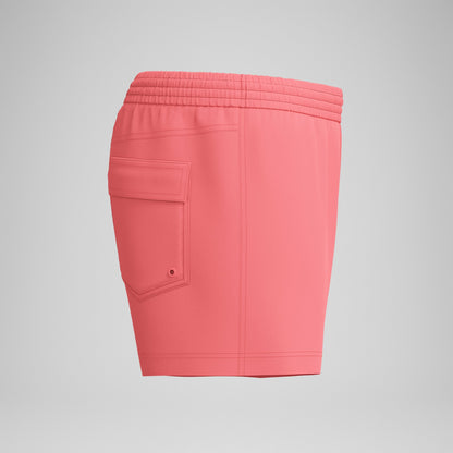 Solid Retro Swim Shorts Coral | Speedo