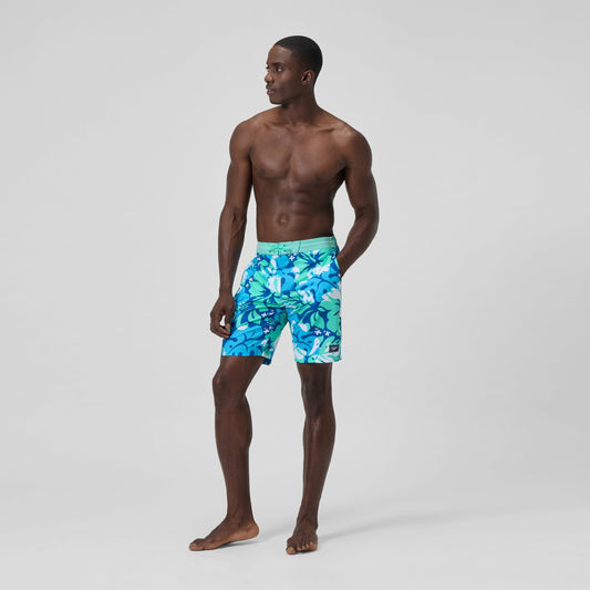 Printed Bondi Swim Shorts Turquoise/Blue | Speedo