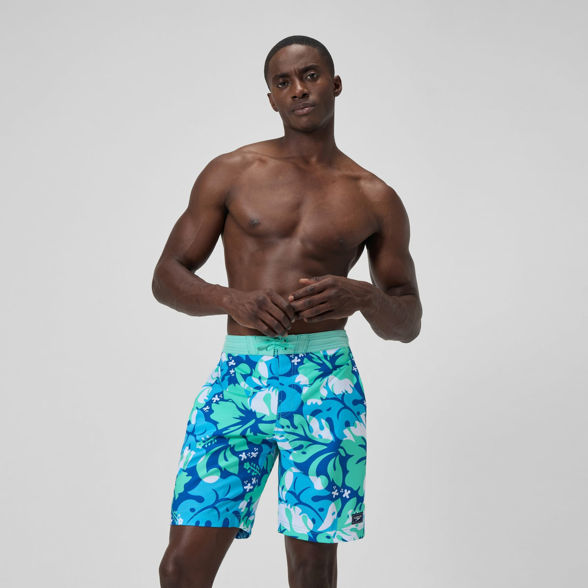 Printed Bondi Swim Shorts Turquoise/Blue | Speedo