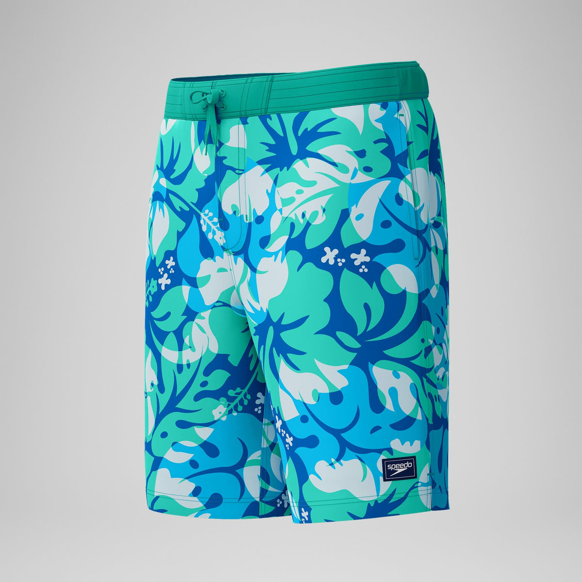 Printed Bondi Swim Shorts Turquoise/Blue | Speedo