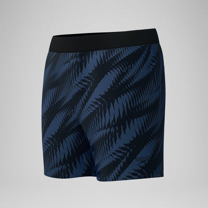 Print Volley Swim Shorts Black/Grey | Speedo