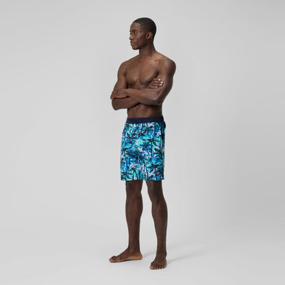 Printed Bondi Swim Shorts Blue | Speedo