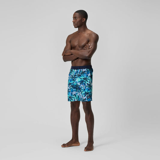 Printed Bondi Swim Shorts Blue | Speedo