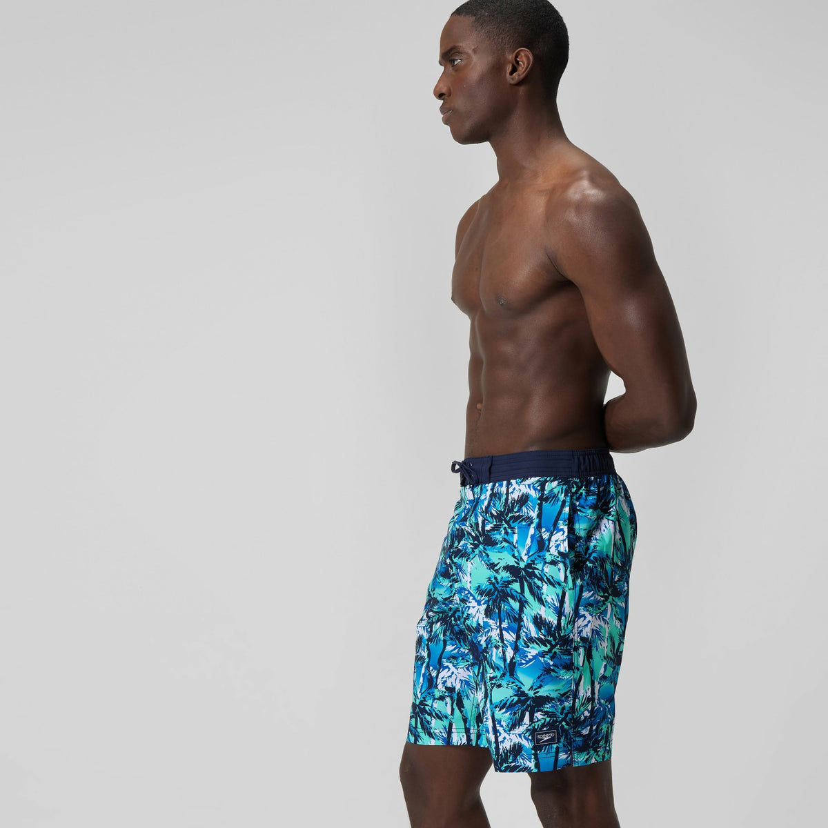 Printed Bondi Swim Shorts Blue | Speedo