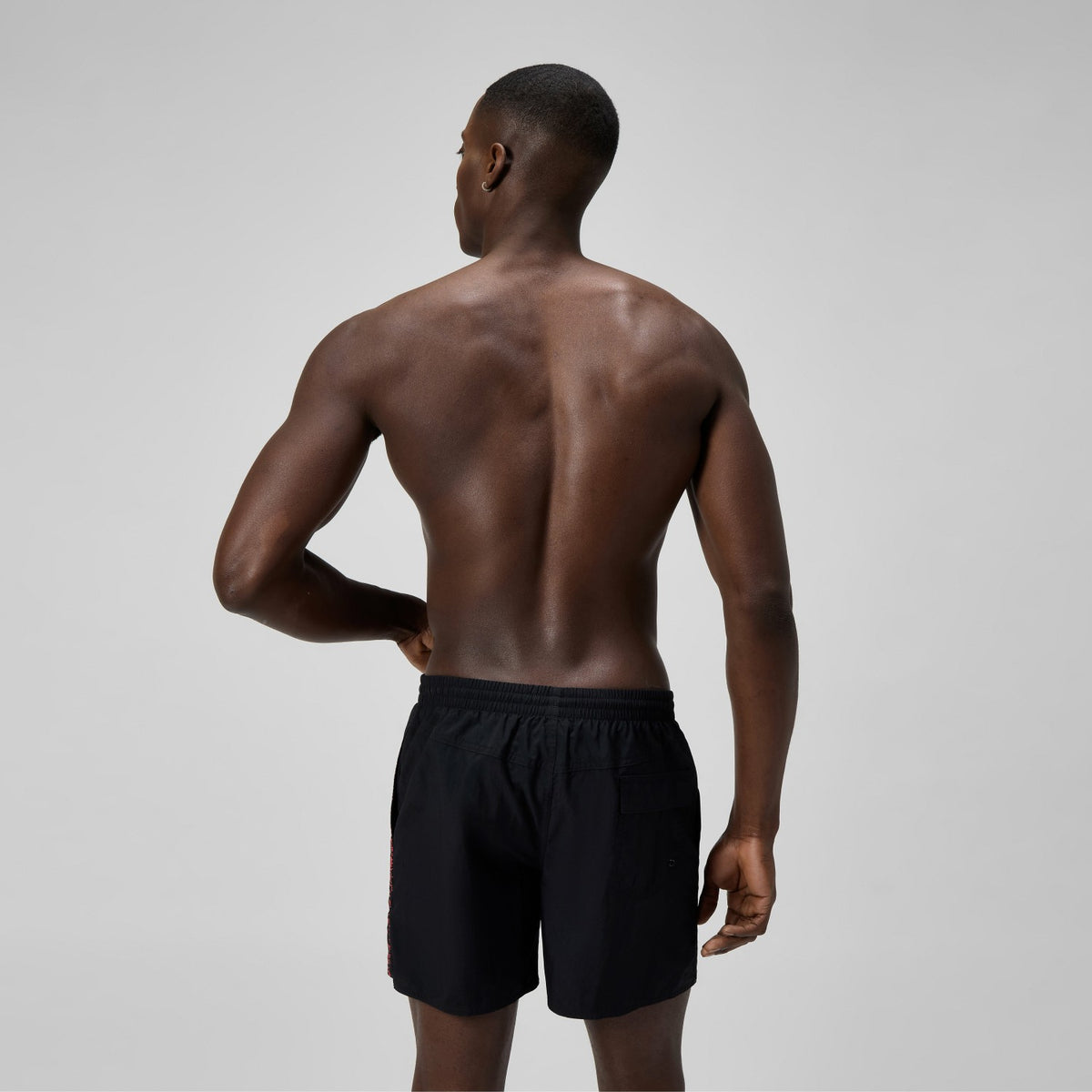 Medley Logo Swim Shorts Black/Orange | Speedo