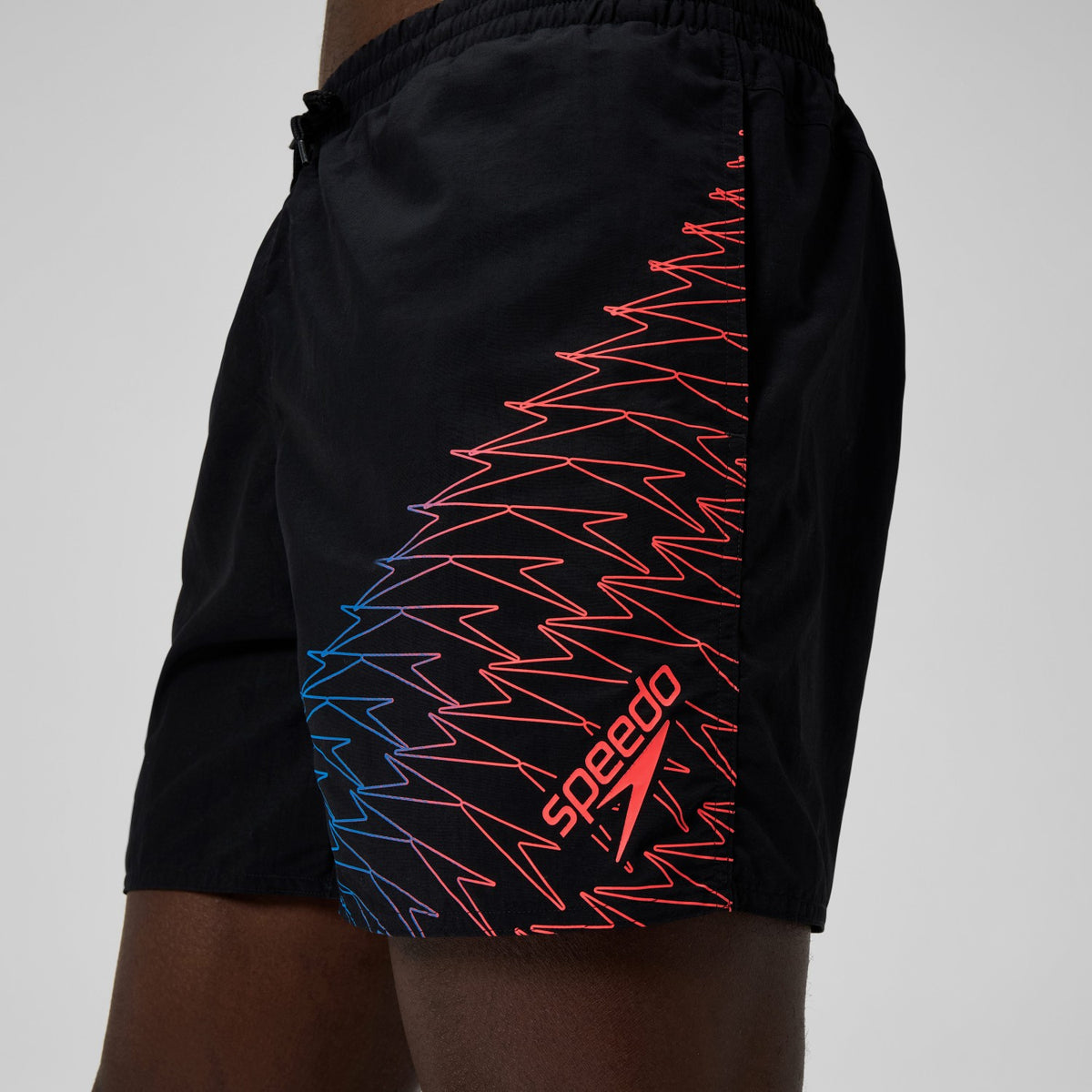 Medley Logo Swim Shorts Black/Orange | Speedo