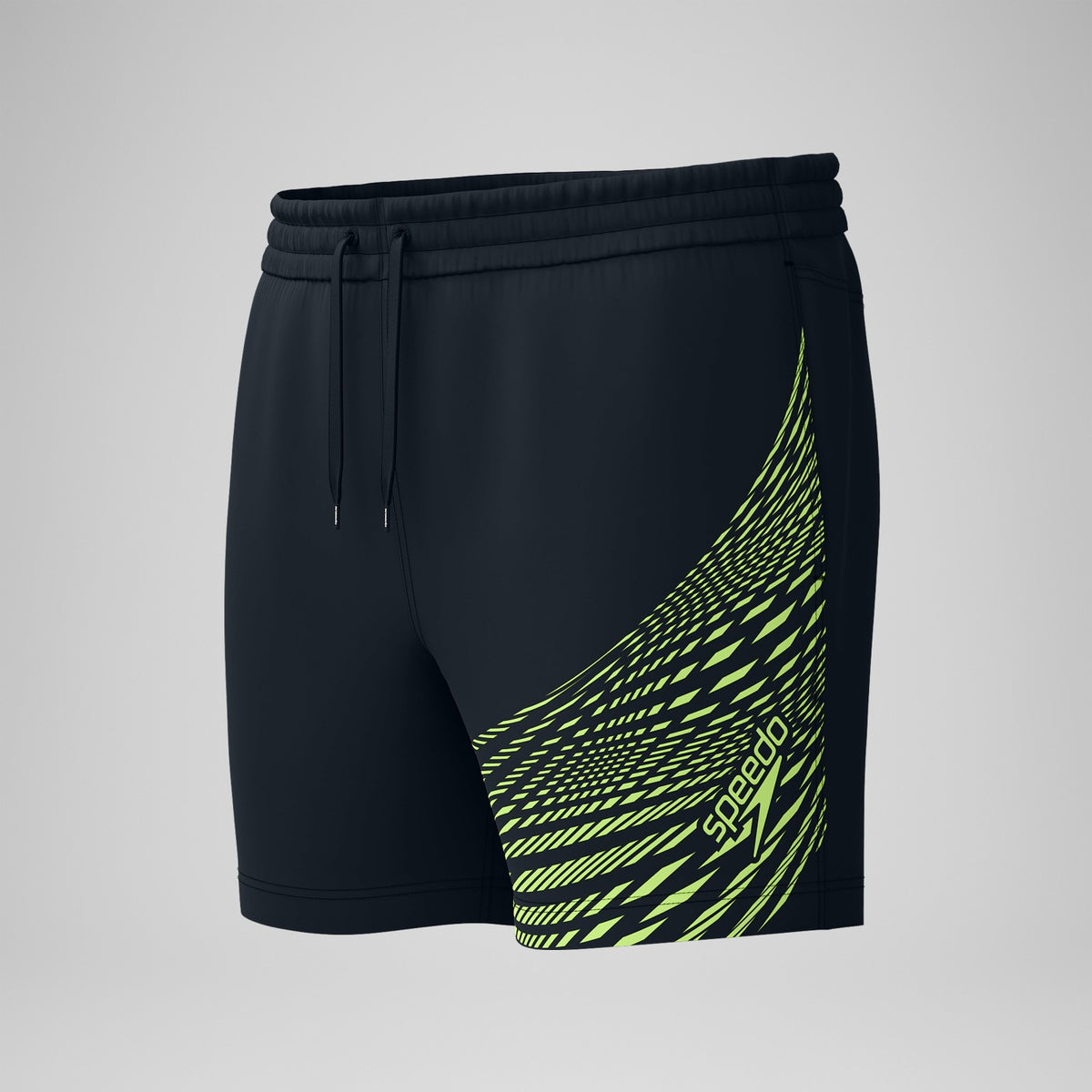 HyperBoom Splice Swim Shorts Black/Yellow | Speedo