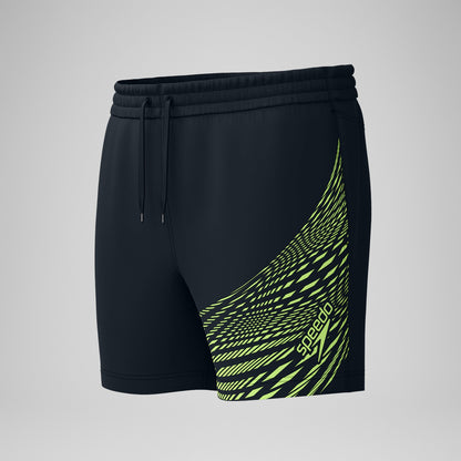 HyperBoom Splice Swim Shorts Black/Yellow | Speedo