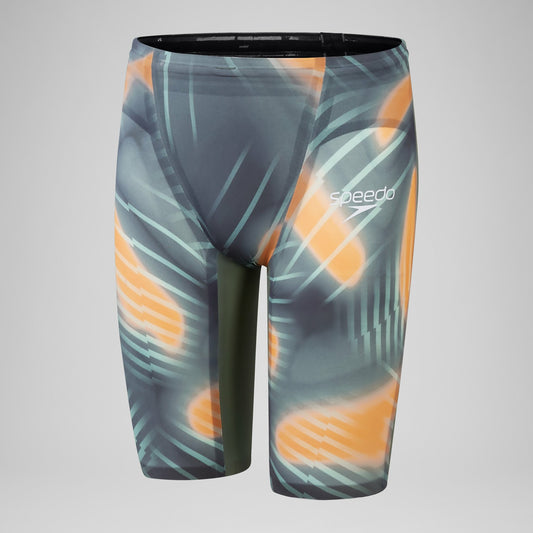 Fastskin LZR Pure Valor 2.0 High Waist Jammer Green/Orange | Speedo