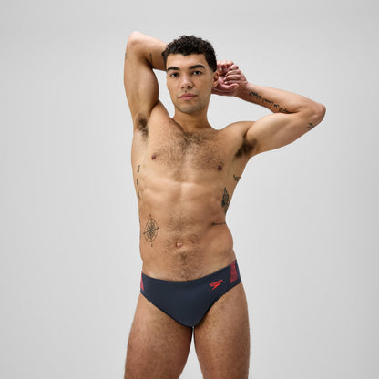 Hyperboom Splice Brief Grey/Red | Speedo