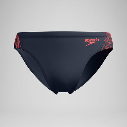 Hyperboom Splice Brief Grey/Red | Speedo