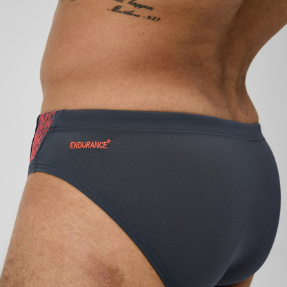 Hyperboom Splice Brief Grey/Red | Speedo