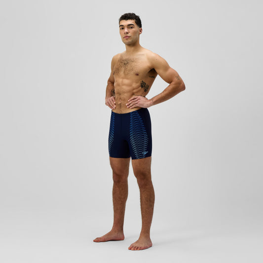 Duo Logo Logo Print Mid Jammer Navy/Blue | Speedo