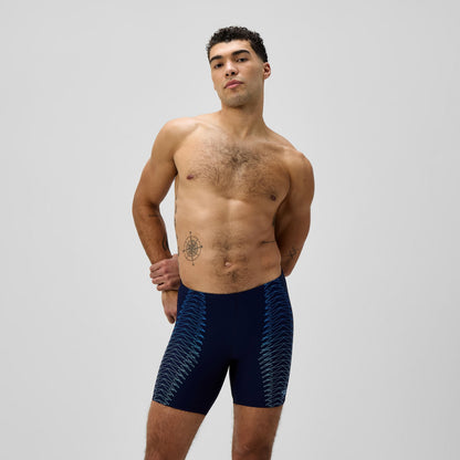 Duo Logo Logo Print Mid Jammer Navy/Blue | Speedo