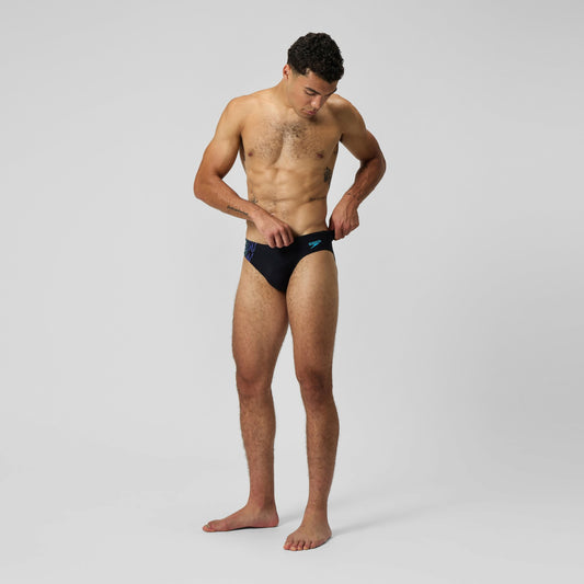 Tech Panel Brief Black/Blue | Speedo