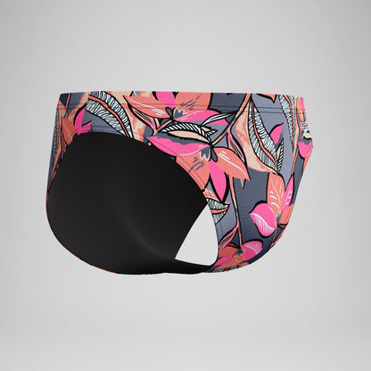 Beachstar Printed Brief Coral/Grey | Speedo