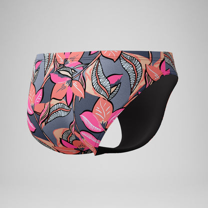 Beachstar Printed Brief Coral/Grey | Speedo