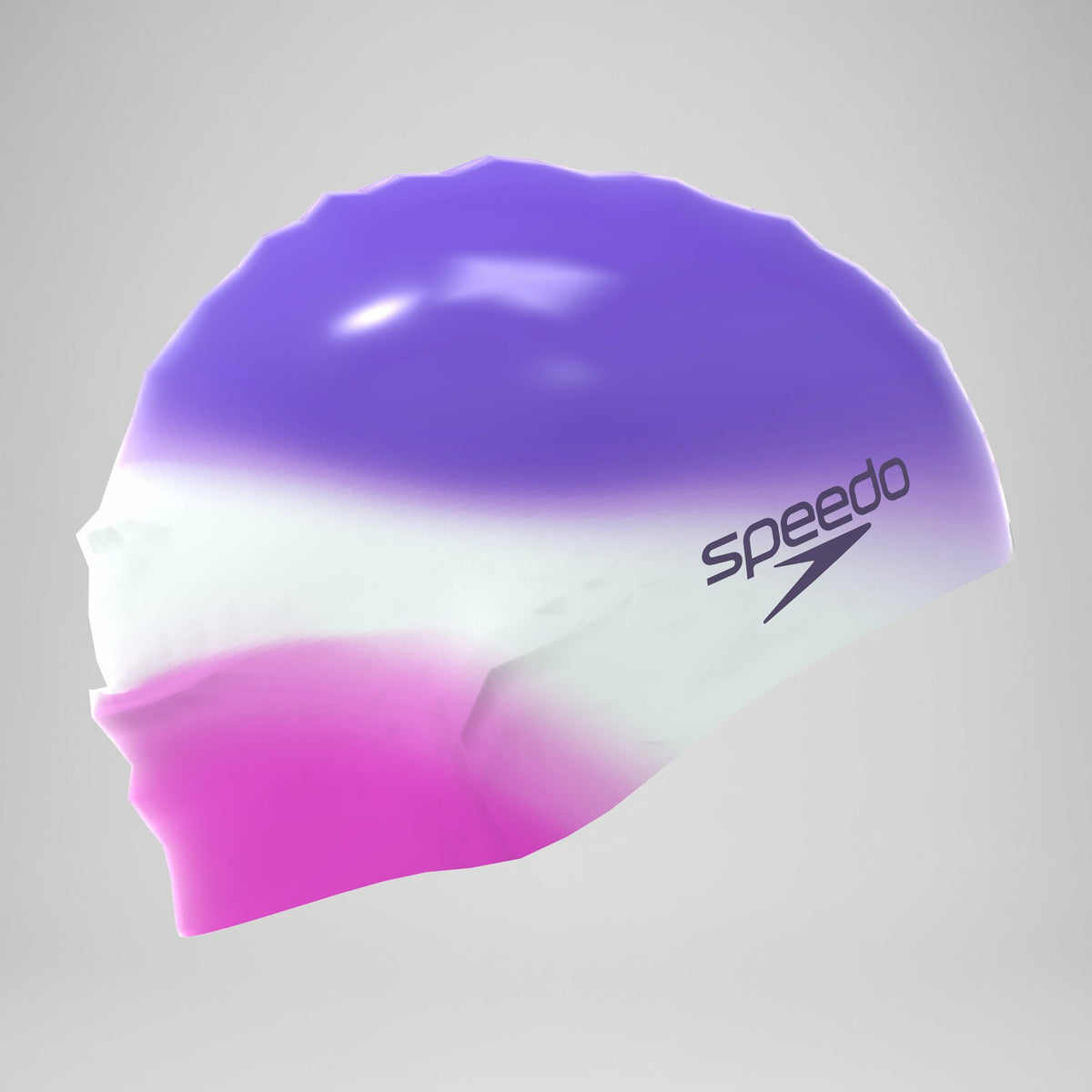 Adult Multi Colour Silicone Cap Pink/White | Speedo
