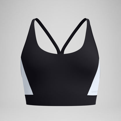 Colourblock Bikini Top Black/White | Speedo