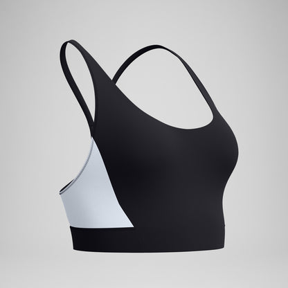 Colourblock Bikini Top Black/White | Speedo