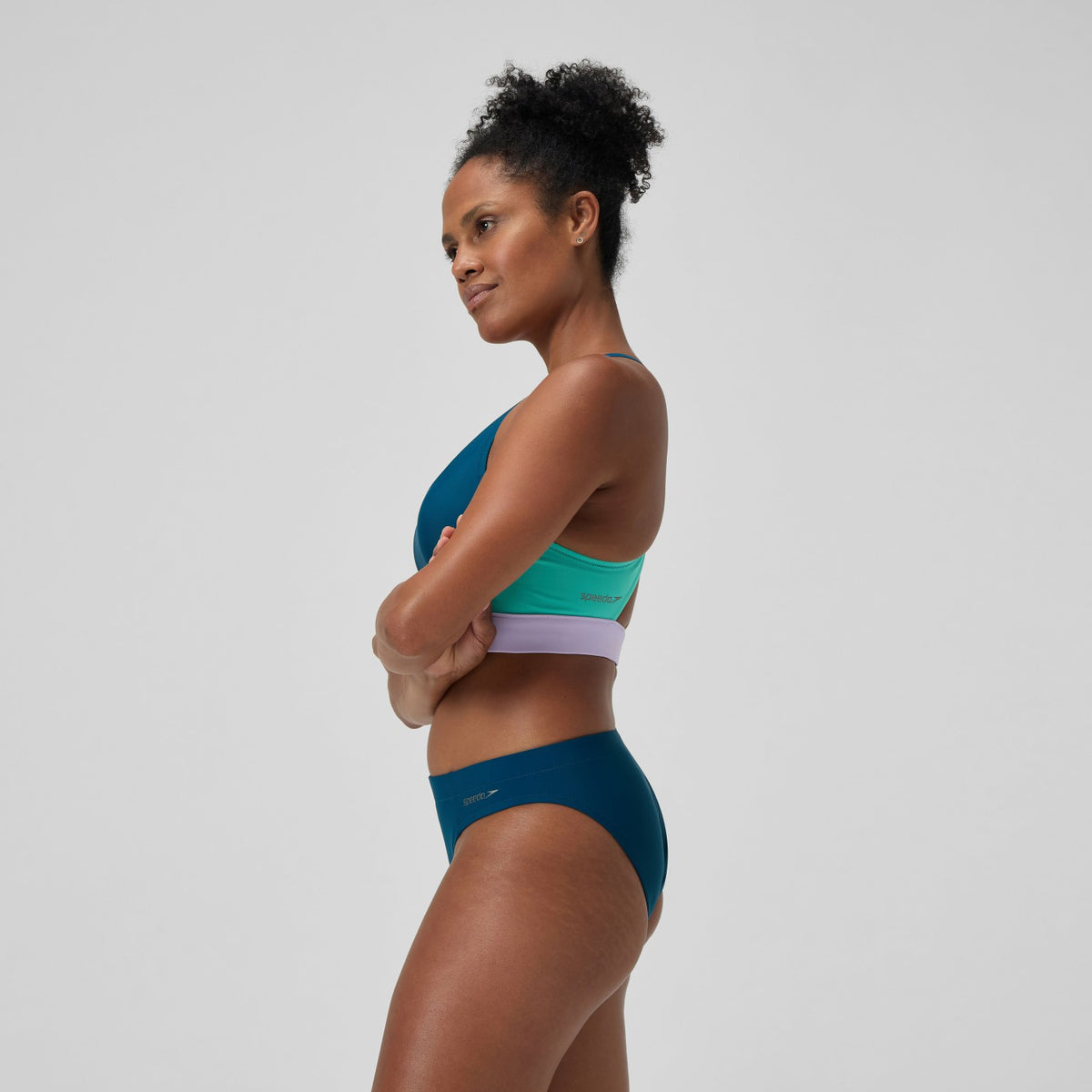 Solid Classic Bikini Bottom Dark Teal | Speedo