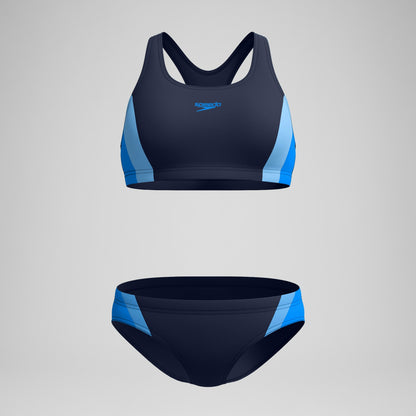 Colourblock Splice 2.0 Bikini Set Navy/Blue | Speedo
