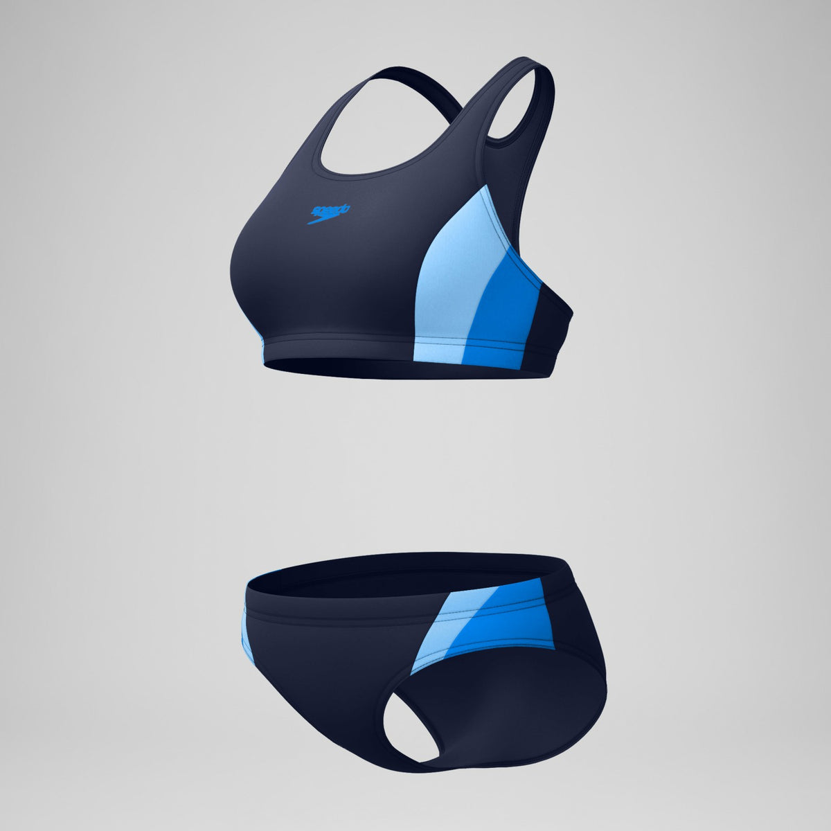 Colourblock Splice 2.0 Bikini Set Navy/Blue | Speedo