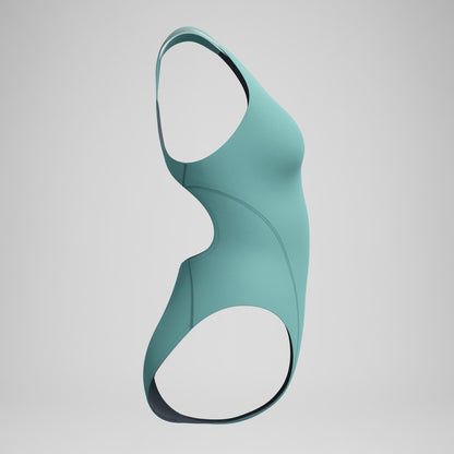 V Class Performance Back Swimsuit Storm Green | Speedo