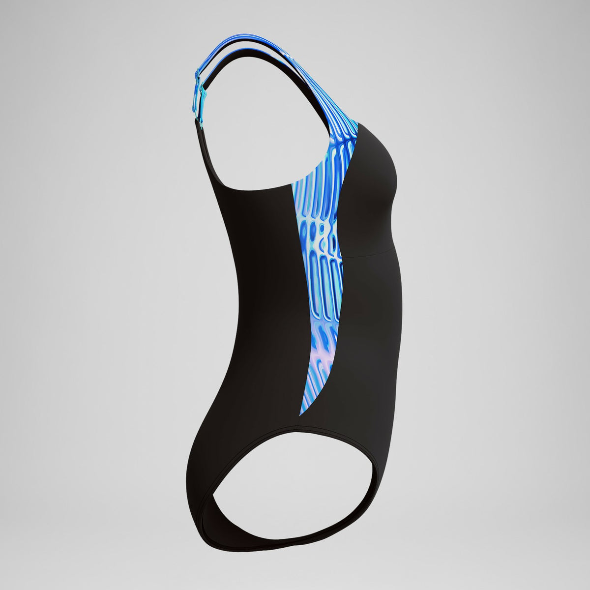 Shaping Printed LunaLustre Swimsuit Navy/Purple | Speedo