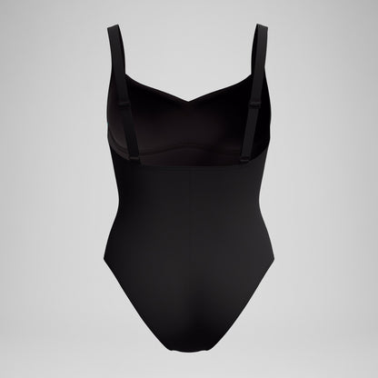 Shaping Printed LunaElustre Swimsuit Black/Purple | Speedo