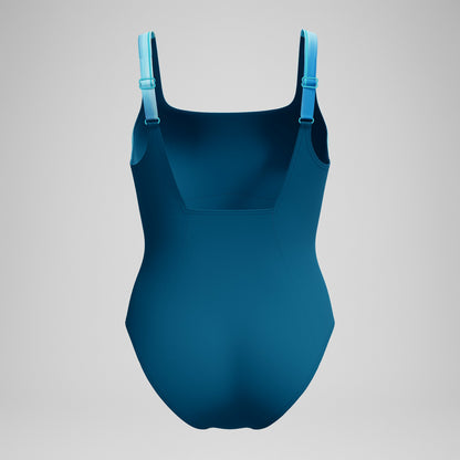 Shaping Printed Contour Eclipse Swimsuit DarkTeal/Green | Speedo