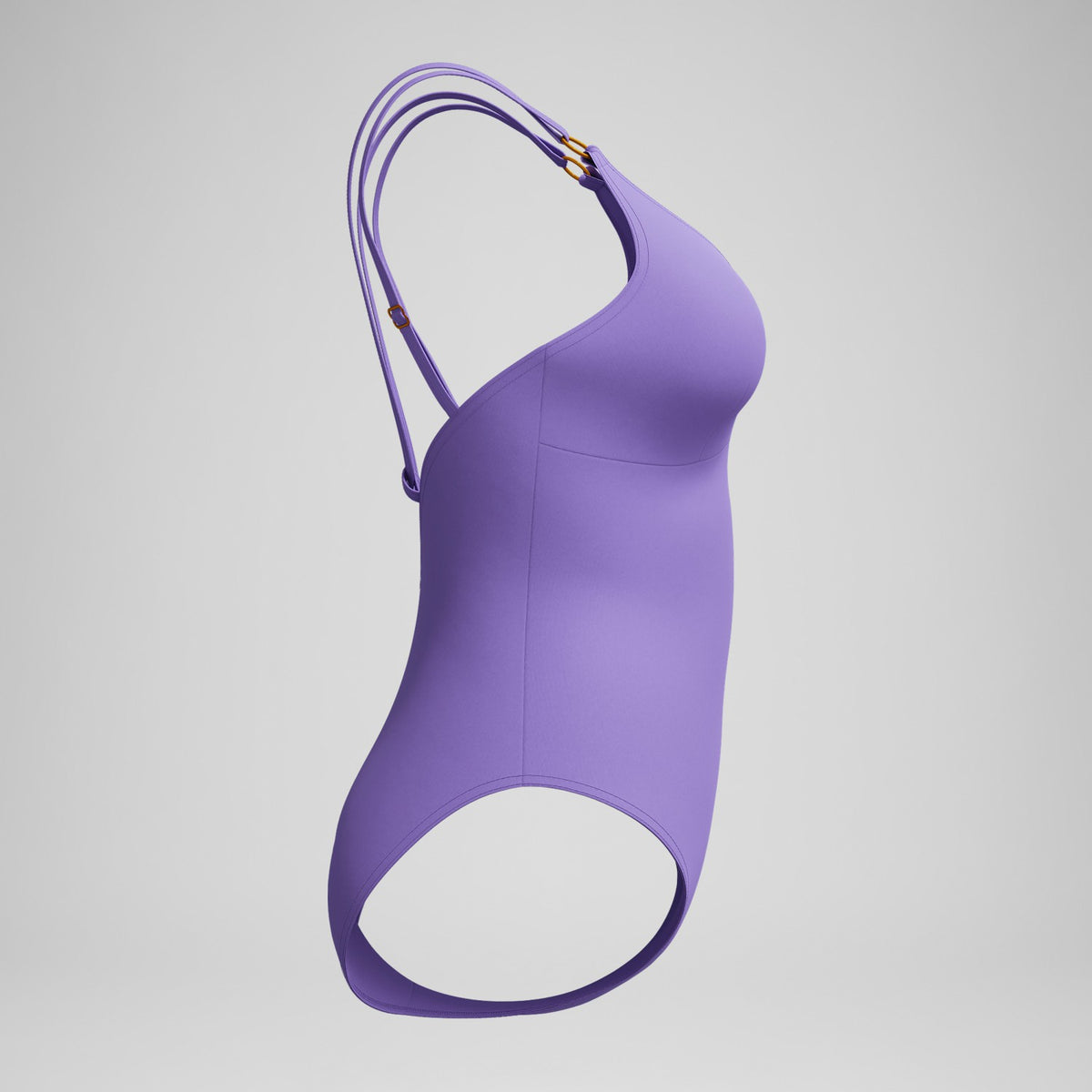 Shaping Strappy Swimsuit Purple | Speedo