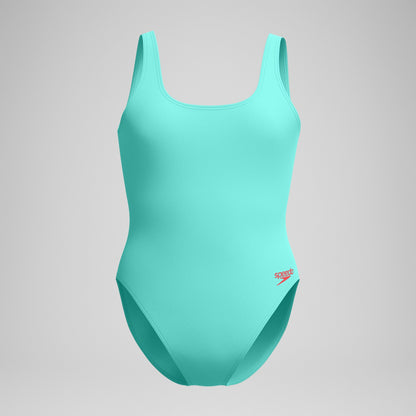 Textured Deep U-Back Swimsuit Turquoise | Speedo
