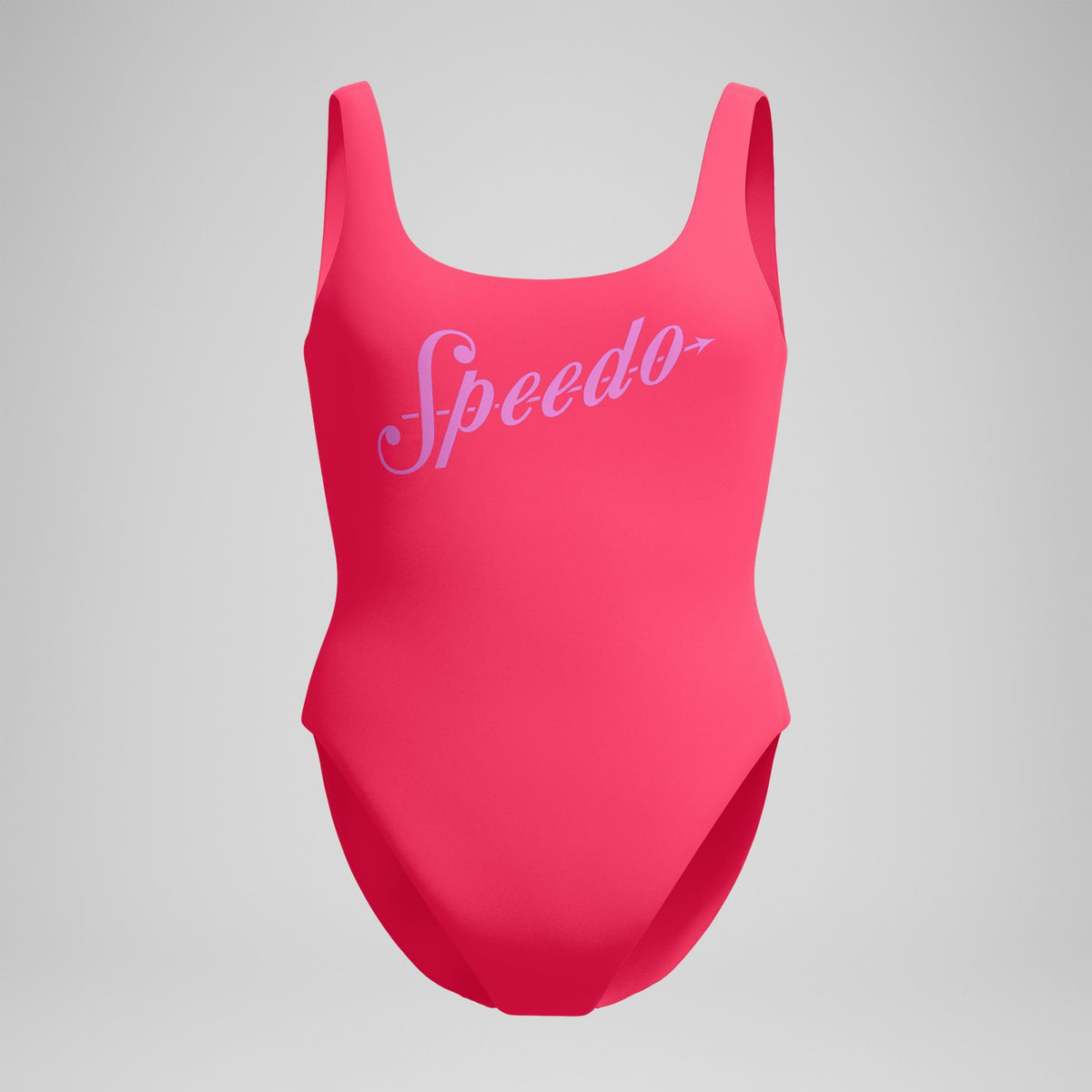 Logo Deep U-Back Swimsuit Pink | Speedo