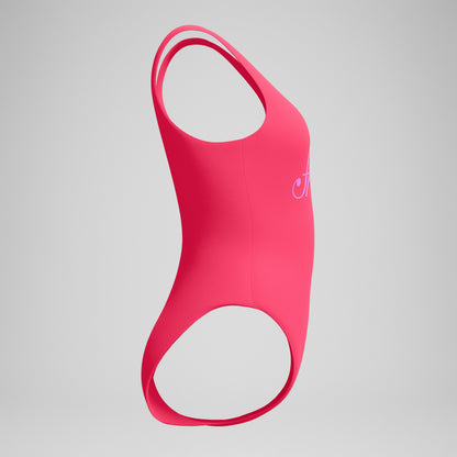 Logo Deep U-Back Swimsuit Pink | Speedo