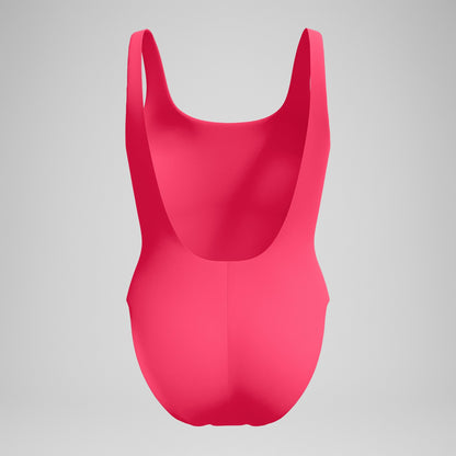 Logo Deep U-Back Swimsuit Pink | Speedo