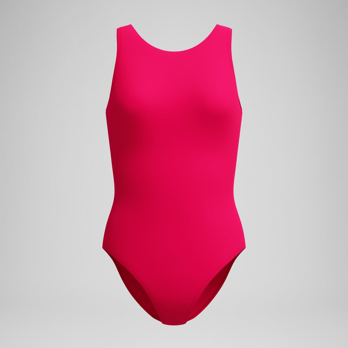 Solid High Neck Swimsuit Ruby | Speedo