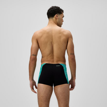 Hyperboom Panel Aquashorts Black/Turquoise | Speedo