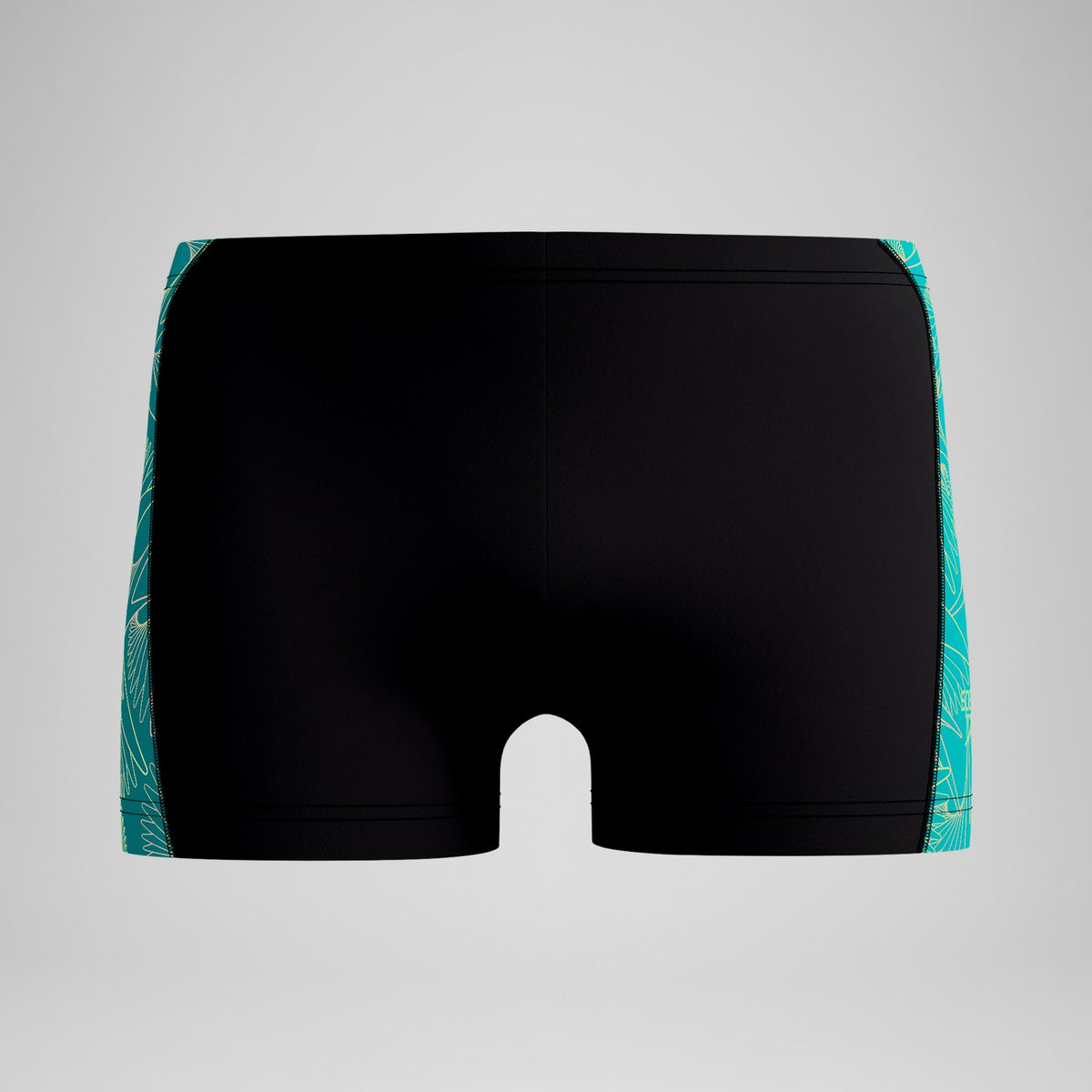 Hyperboom Panel Aquashorts Black/Turquoise | Speedo