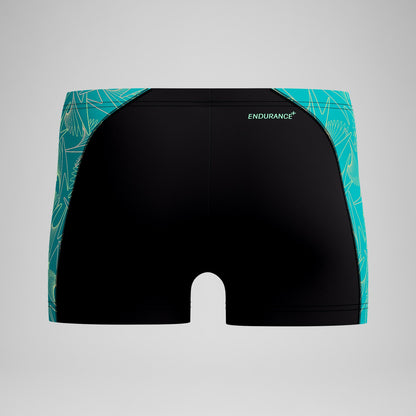 Hyperboom Panel Aquashorts Black/Turquoise | Speedo