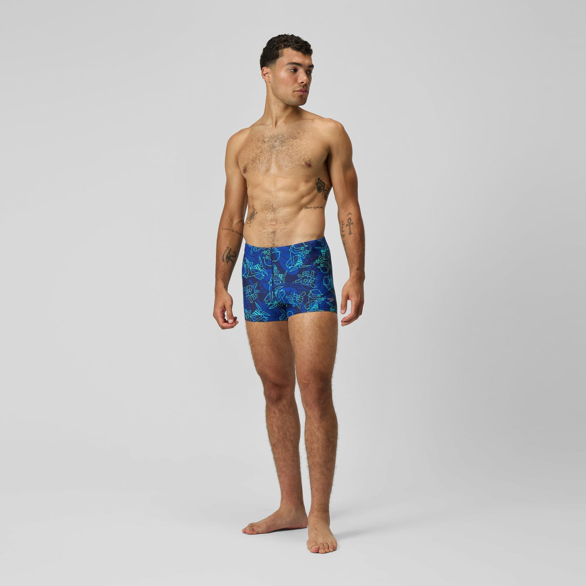 Printed Beachstar Aquashorts Blue | Speedo