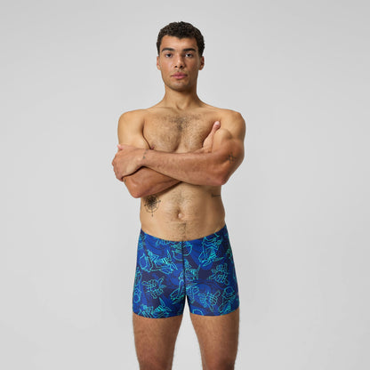 Printed Beachstar Aquashorts Blue | Speedo