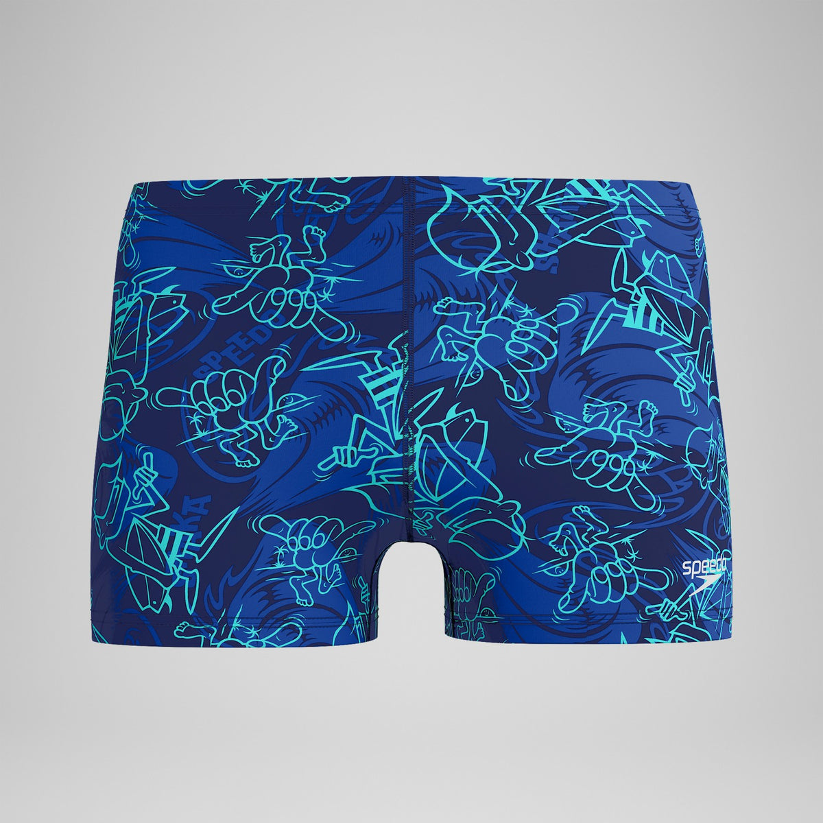 Printed Beachstar Aquashorts Blue | Speedo