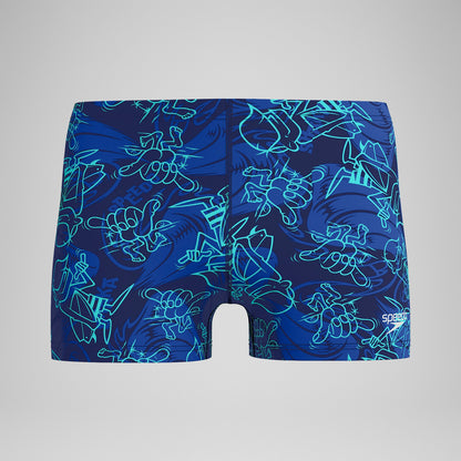 Printed Beachstar Aquashorts Blue | Speedo