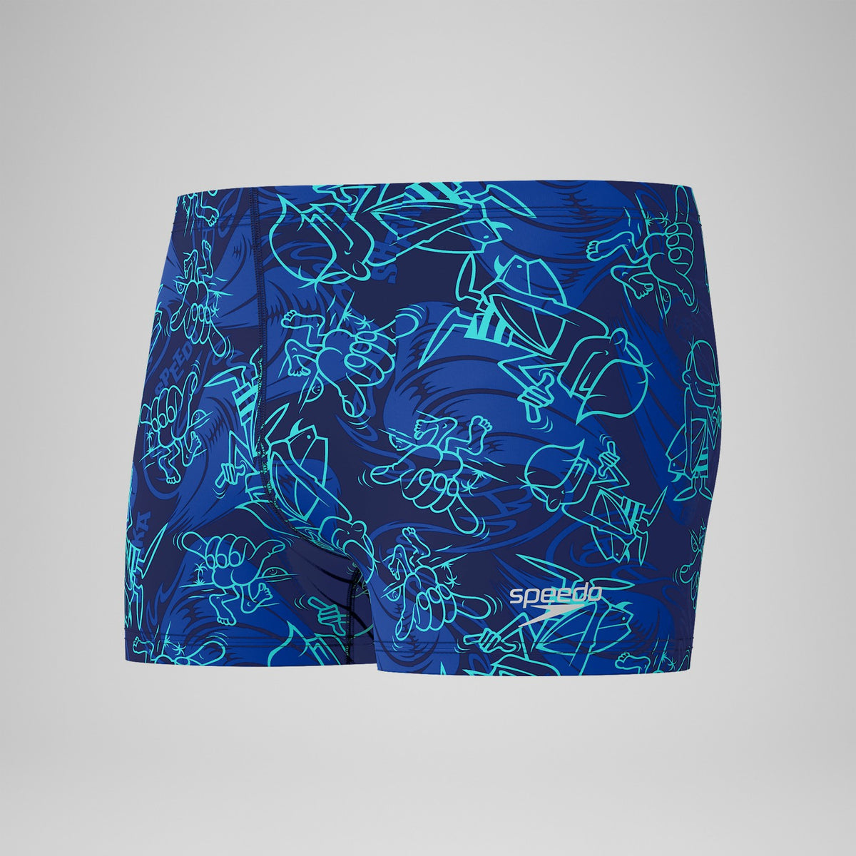 Printed Beachstar Aquashorts Blue | Speedo