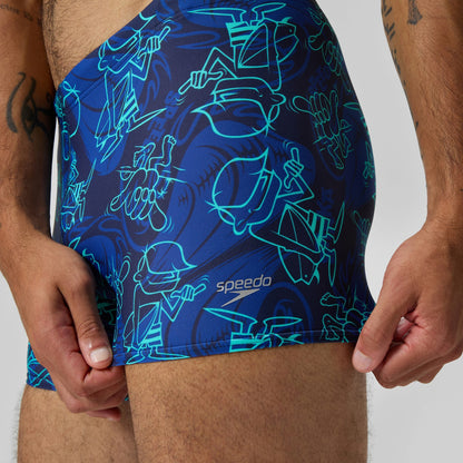 Printed Beachstar Aquashorts Blue | Speedo