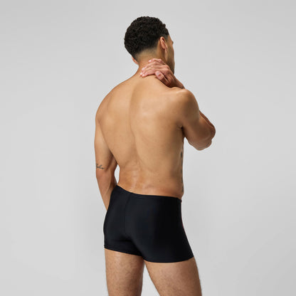 Duo Logo Print Aquashorts Black/Blue | Speedo